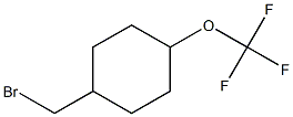 1-(bromomethyl)-4-(trifluoromethoxy)cyclohexane Structure