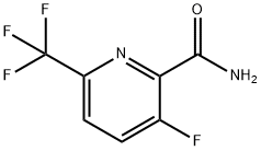 3-Fluoro-6-(trifluoromethyl)picolinamide 구조식 이미지