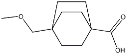 4-(methoxymethyl)bicyclo[2.2.2]octane-1-carboxylic acid 구조식 이미지