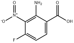 Benzoic acid, 2-amino-4-fluoro-3-nitro- Structure