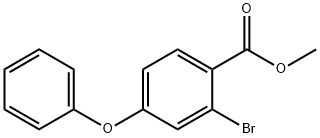 Benzoic acid, 2-bromo-4-phenoxy-, methyl ester Structure