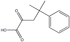 4-methyl-2-oxo-4-phenylpentanoic acid Structure