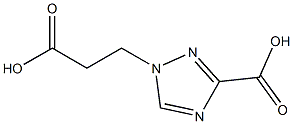 1-(2-carboxyethyl)-1H-1,2,4-triazole-3-carboxylic acid Structure