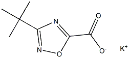 Potassium 3-(tert-butyl)-1,2,4-oxadiazole-5-carboxylate Structure