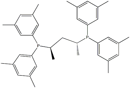 (R,R)-2,4-Bis[bis(3,5-dimethylphenyl)phosphino]pentane, 98% 구조식 이미지