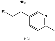 2-AMINO-2-(6-METHYLPYRIDIN-3-YL)ETHAN-1-OL DIHYDROCHLORIDE Structure