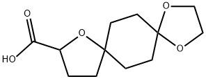 1,4,9-Trioxa-dispiro[4.2.4.2]tetradecane-10-carboxylic acid* Structure