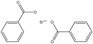 Benzoic acid, strontium salt Structure