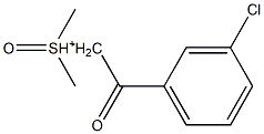 Dimethylsulfoxonium-3-(chloro)benzoylmethylide 구조식 이미지