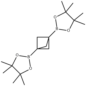1,3-bis(4,4,5,5-tetramethyl-1,3,2-dioxaborolan-2-yl)bicyclo[1.1.1]pentane Structure