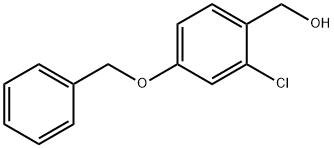 4-Benzyloxy-2-chlorobenzyl alcohol Structure