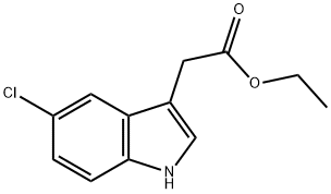 Ethyl 5-Chloroindole-3-acetate Structure