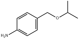 4-[(propan-2-yloxy)methyl]aniline Structure