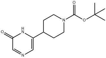 tert-butyl 4-(5-hydroxypyrazin-2-yl)piperidine-1-carboxylate Structure