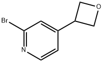 2-bromo-4-(oxetan-3-yl)pyridine 구조식 이미지