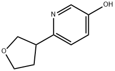 6-(tetrahydrofuran-3-yl)pyridin-3-ol 구조식 이미지