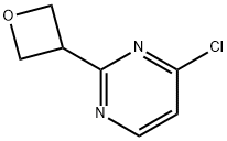 4-chloro-2-(oxetan-3-yl)pyrimidine Structure