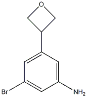 3-bromo-5-(oxetan-3-yl)aniline 구조식 이미지