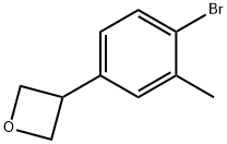 3-(4-bromo-3-methylphenyl)oxetane Structure