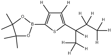 [5-(sec-Butyl)thiophene-d11]-2-boronic acid pinacol ester Structure