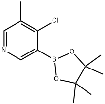 4-CHLORO-5-METHYLPYRIDINE-3-BORONIC ACID PINACOL ESTER 구조식 이미지