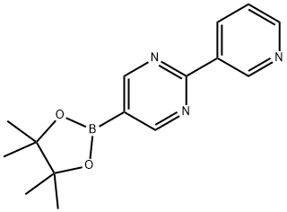 2-(pyridin-3-yl)-5-(4,4,5,5-tetramethyl-1,3,2-dioxaborolan-2-yl)pyrimidine Structure