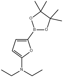 5-(Diethylamino)furan-2-boronic acid pinacol ester 구조식 이미지