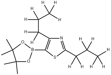 [2,4-Di(n-propyl)-d14]-thiazole-5-boronic acid pinacol ester Structure