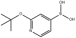 2-(tert-Butoxy)pyridine-4-boronic acid 구조식 이미지