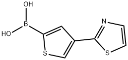 4-(Thiazol-2-yl)thiophene-2-boronic acid Structure