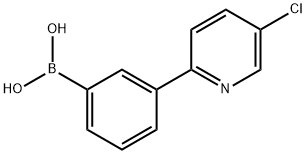 3-(5-Chloropyridin-2-yl)phenylboronic acid 구조식 이미지