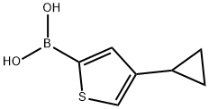 4-(Cyclopropyl)thiophene-2-boronic acid Structure