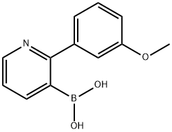 2-(3-Methoxyphenyl)pyridine-3-boronic acid Structure
