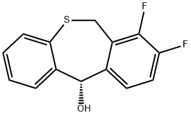 (S)-7,8-difluoro-6,11-dihydrodibenzo[b,e]thiepin-11-ol Structure