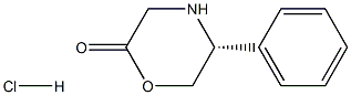 (5R)-5-phenylmorpholin-2-one hydrochloride Structure