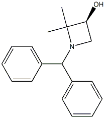 (3S)-1-benzhydryl-2,2-dimethyl-azetidin-3-ol Structure