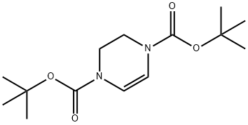 1,4-di-tert-butyl 1,2,3,4-tetrahydropyrazine-1,4-dicarboxylate Structure