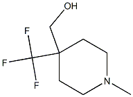 [1-methyl-4-(trifluoromethyl)-4-piperidyl]methanol Structure