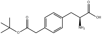(S)-2-amino-3-(4-(2-tert-butoxy-2-oxoethyl)phenyl)propanoic acid Structure