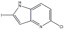 5-chloro-2-iodo-1H-pyrrolo[3,2-b]pyridine Structure