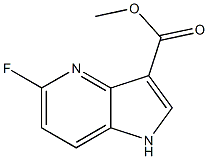 methyl 5-fluoro-1H-pyrrolo[3,2-b]pyridine-3-carboxylate Structure