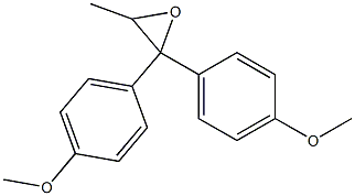 2,2-Bis(4-methoxyphenyl)-3-methyloxirane Structure