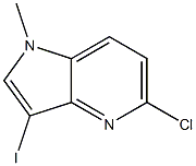 5-chloro-3-iodo-1-methyl-1H-pyrrolo[3,2-b]pyridine 구조식 이미지