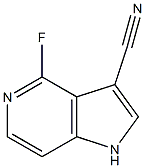 4-fluoro-1H-pyrrolo[3,2-c]pyridine-3-carbonitrile Structure