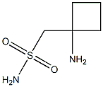 (1-aminocyclobutyl)methanesulfonamide Structure