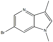 6-bromo-1,3-dimethyl-1H-pyrrolo[3,2-b]pyridine Structure