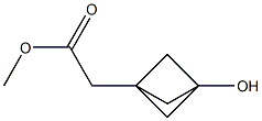 methyl 2-{3-hydroxybicyclo[1.1.1]pentan-1-yl}acetate 구조식 이미지