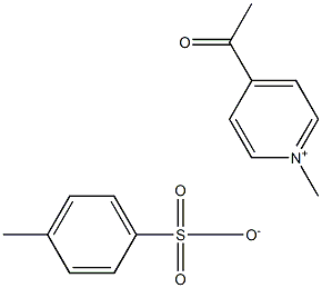 4-acetyl-1-methylpyridinium 4-methylbenzenesulfonate Structure