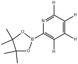 2-(4,4,5,5-tetramethyl-1,3,2-dioxaborolan-2-yl)pyridine-3,4,5,6-d4 Structure