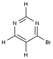 4-bromopyrimidine-2,5,6-d3 Structure